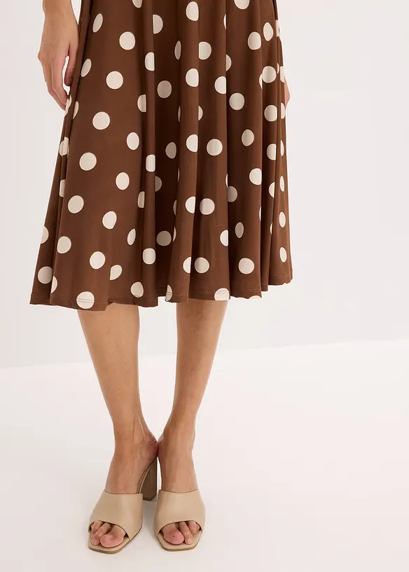 Robe en jersey à pois, bonprix