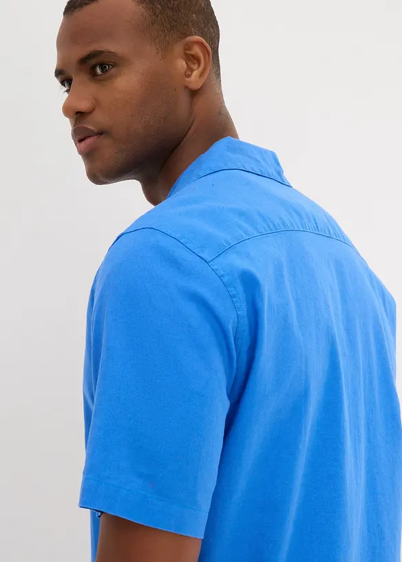 Chemise manches courtes en lin, bonprix