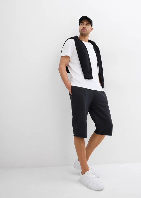 Bermuda long en molleton, bonprix