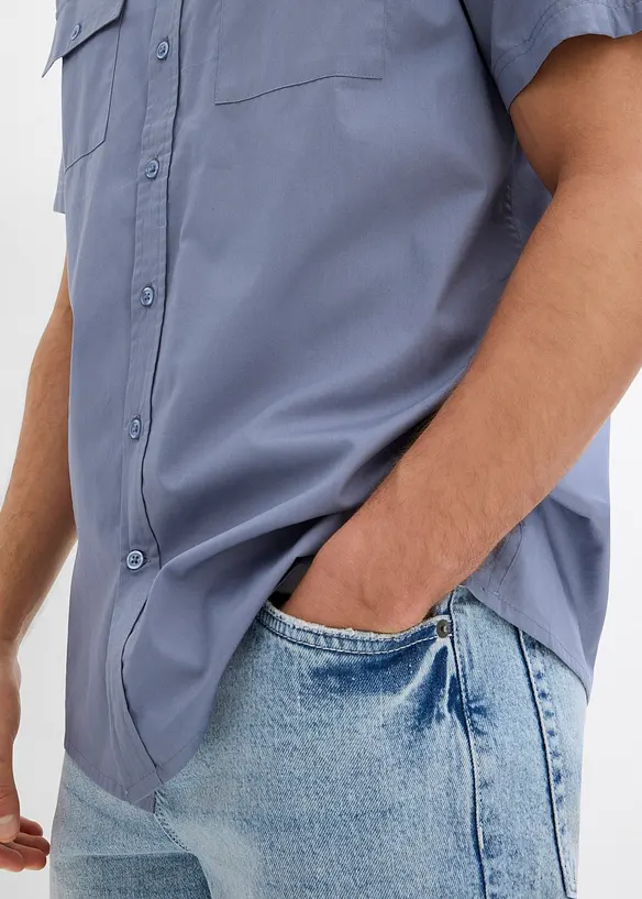 Chemise manches courtes 100 % coton, bonprix