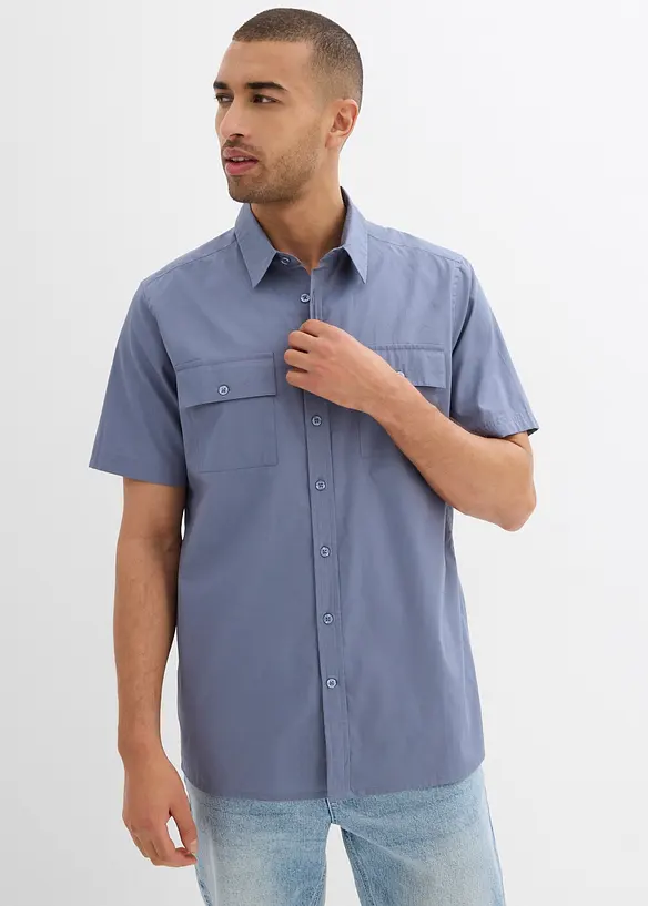 Chemise manches courtes 100 % coton, bonprix
