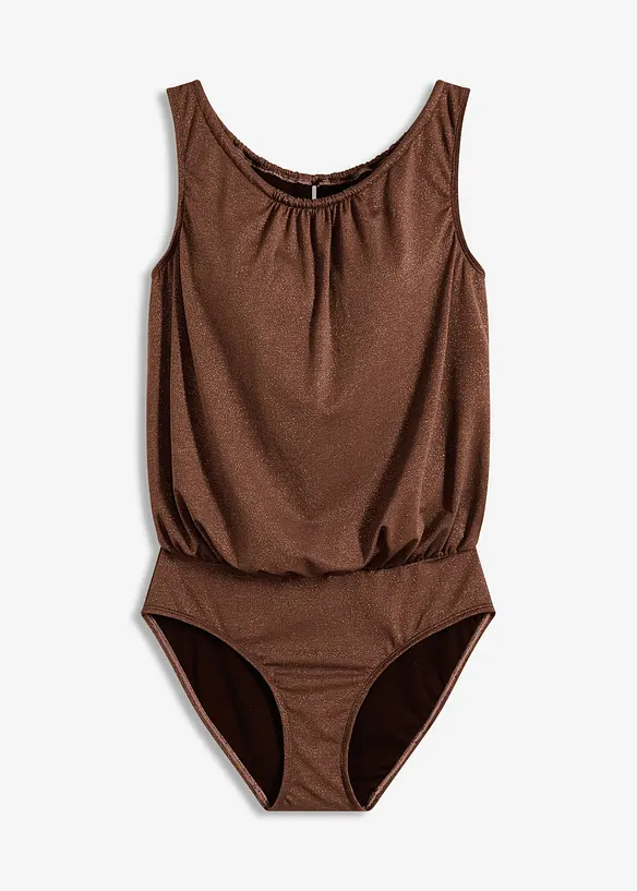 Maillot 1 pièce brillant, bonprix