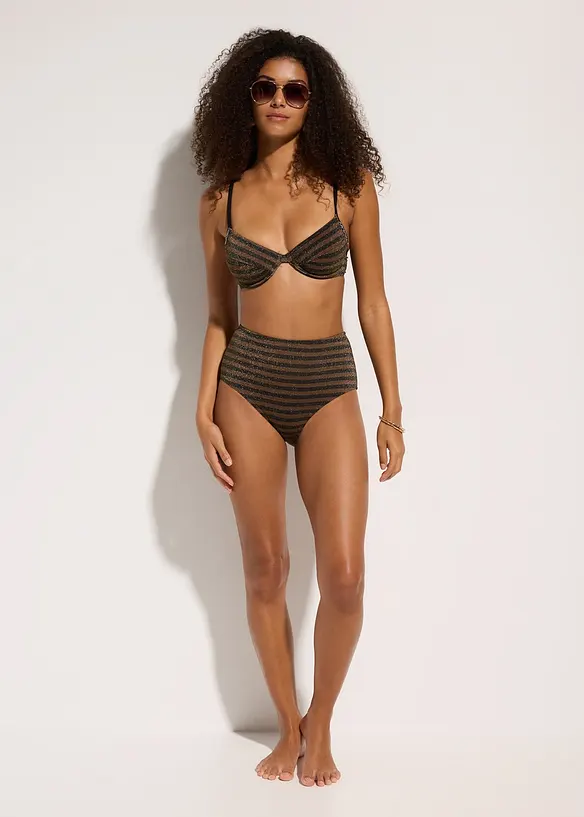 Bikini brillant à armatures (ens. 2 pces), bonprix