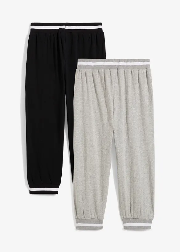 Jogginghose in 3/4 Länge (2er Pack), bonprix