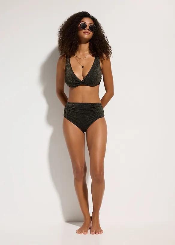 Glitzerndes Bikini Oberteil, bonprix