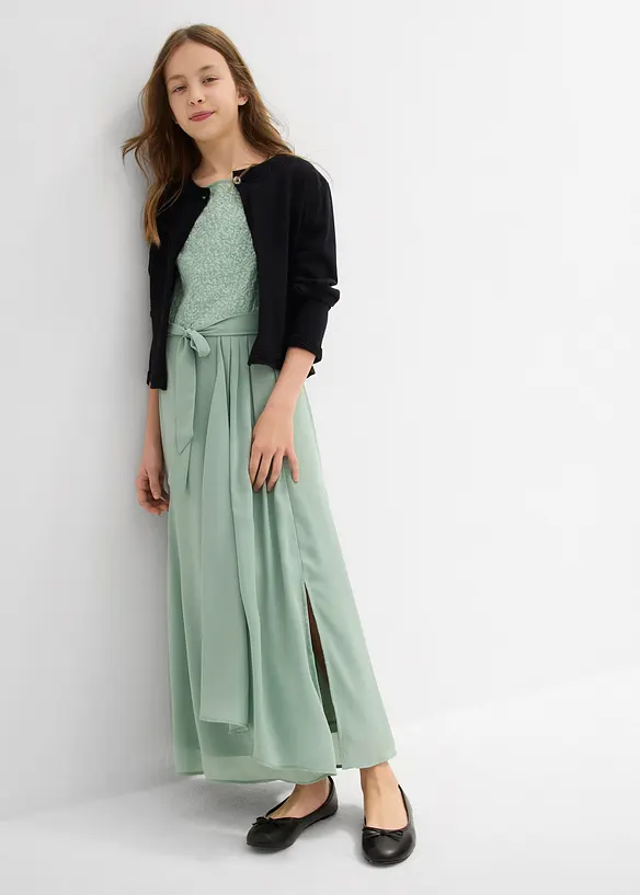 Robe longue à sequins, bonprix