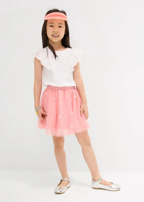 Mini-jupe en tulle, bonprix