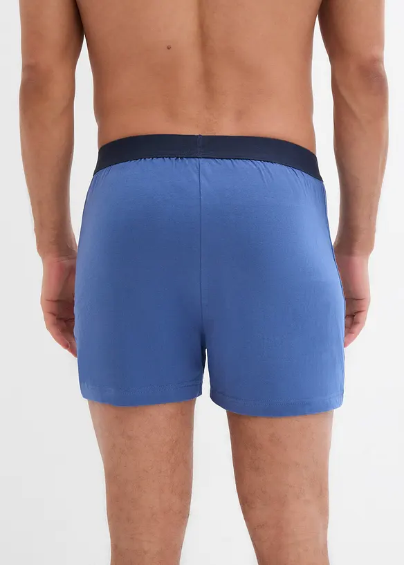 Lockere Jersey Boxershorts aus Baumwolle (4er Pack), bonprix