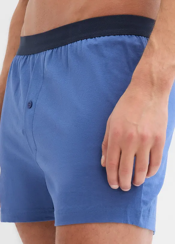 Lockere Jersey Boxershorts aus Baumwolle (4er Pack), bonprix