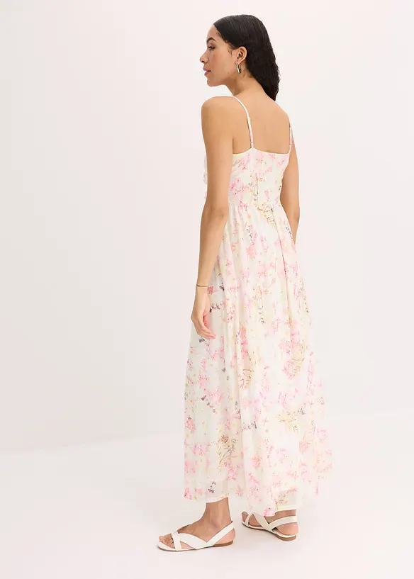 Robe longue en mesh, bonprix