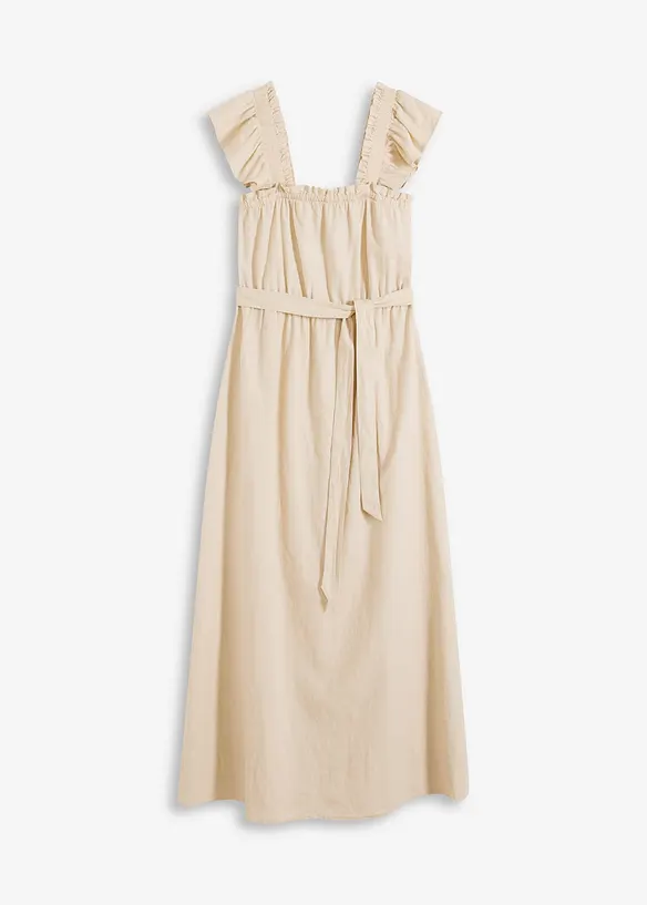 Leinen-Maxikleid, bonprix