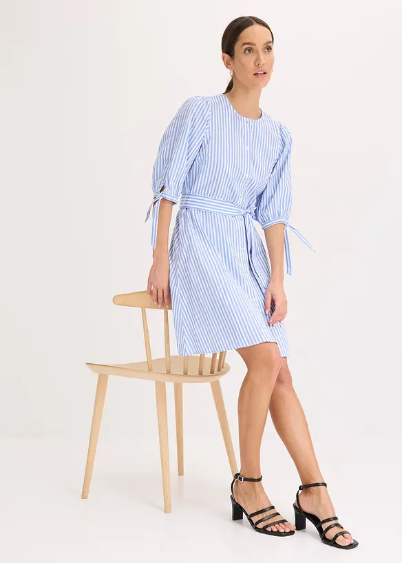 Robe-chemise rayée, bonprix