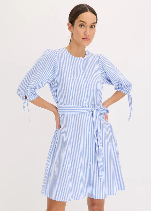 Robe-chemise rayée, bonprix