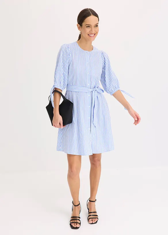 Robe-chemise rayée, bonprix