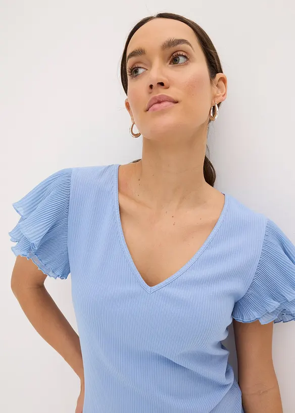 T-shirt à volants, bonprix