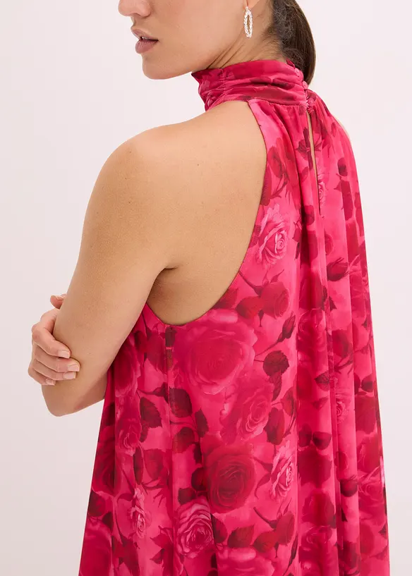 Robe en mesh imprimée, bonprix