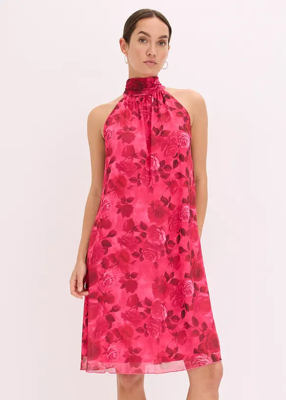 Robe en mesh imprimée, bonprix