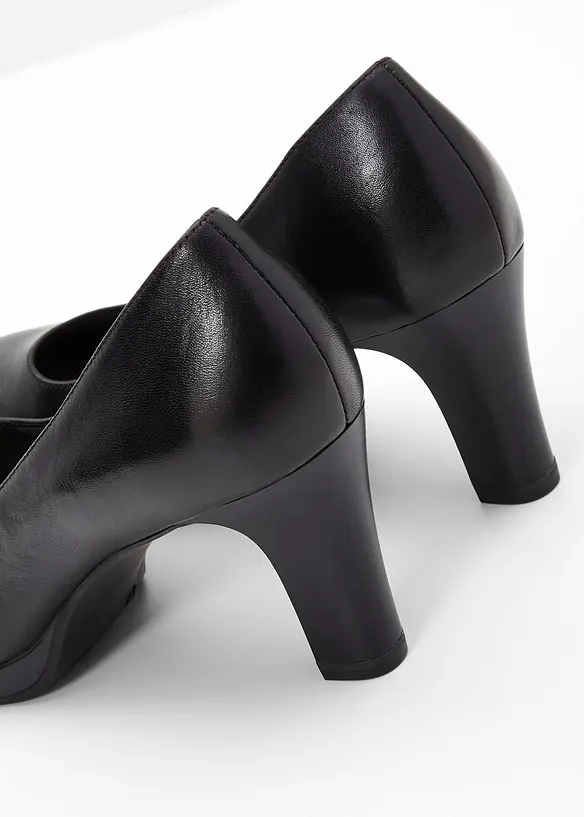 Tamaris Plateau-Pumps aus Leder, Tamaris