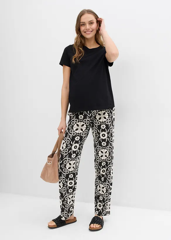 Pantalon de grossesse 2en1 en jersey, bonprix