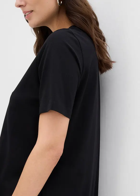 T-shirt 2en 1 de grossesse et d'allaitement avec fentes sur le côté, bonprix