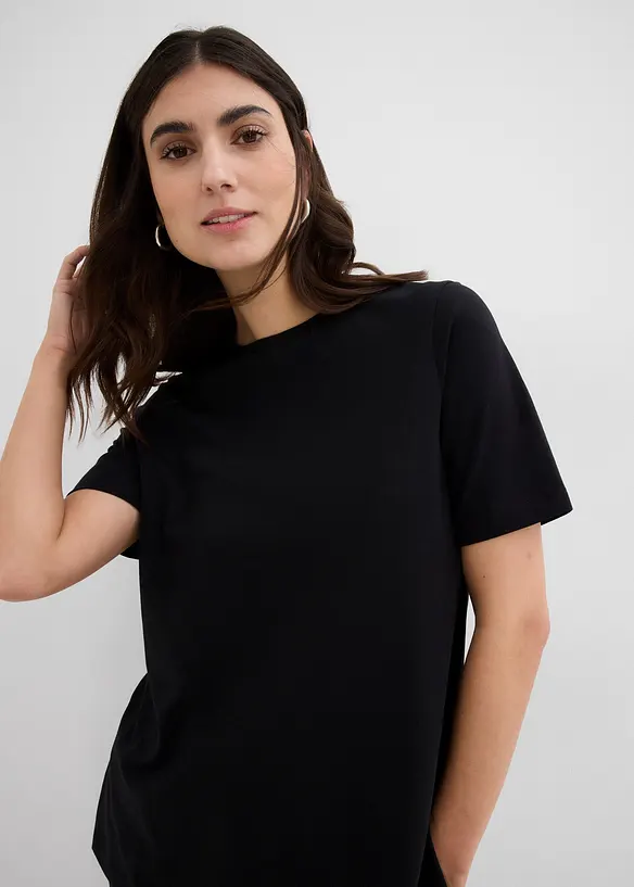 T-shirt 2en 1 de grossesse et d'allaitement avec fentes sur le côté, bonprix