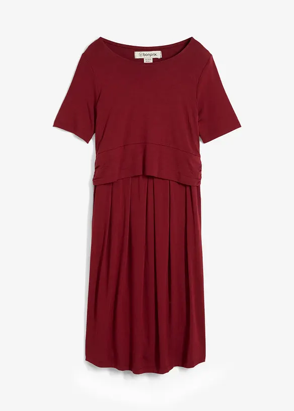 Robe de grossesse 2en1 en viscose, fonction allaitement discrète, bonprix