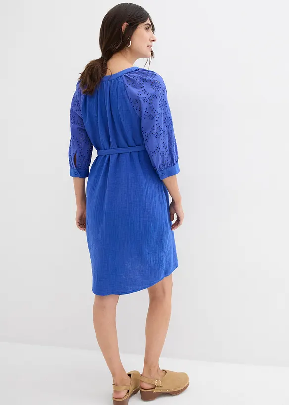 Robe de grossesse en gaze 100% coton, bonprix