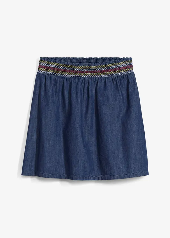 Jupe en jean 100% coton, bonprix