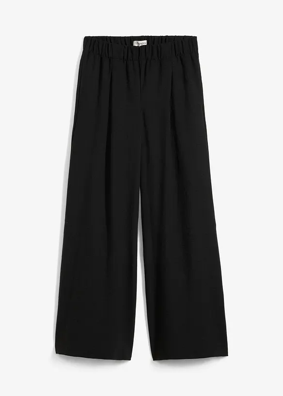 Pantalon palazzo à pinces, bonprix