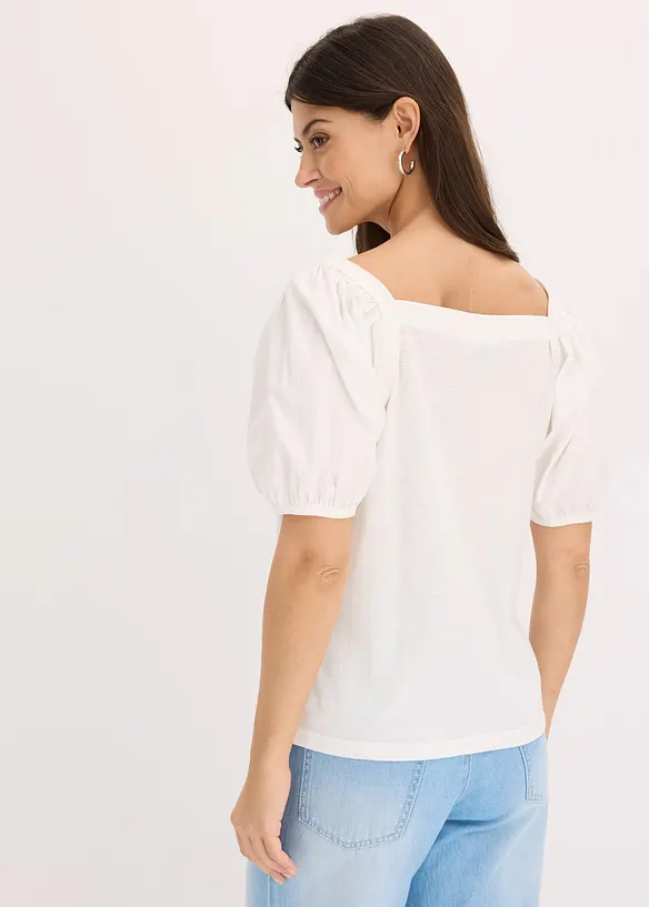 Shirt mit Puffärmeln, bonprix