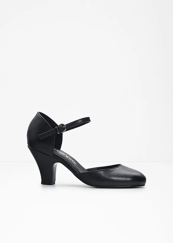Escarpins à bride en cuir, bonprix