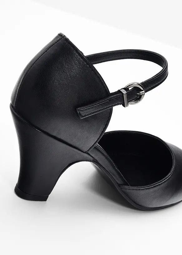 Escarpins à bride en cuir, bonprix