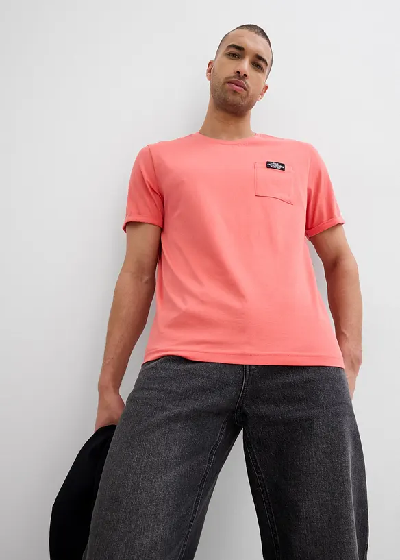 Lot de 2 t-shirts 100% coton, bonprix