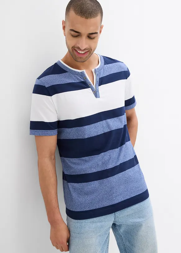 Henleyshirt, Kurzarm, bonprix