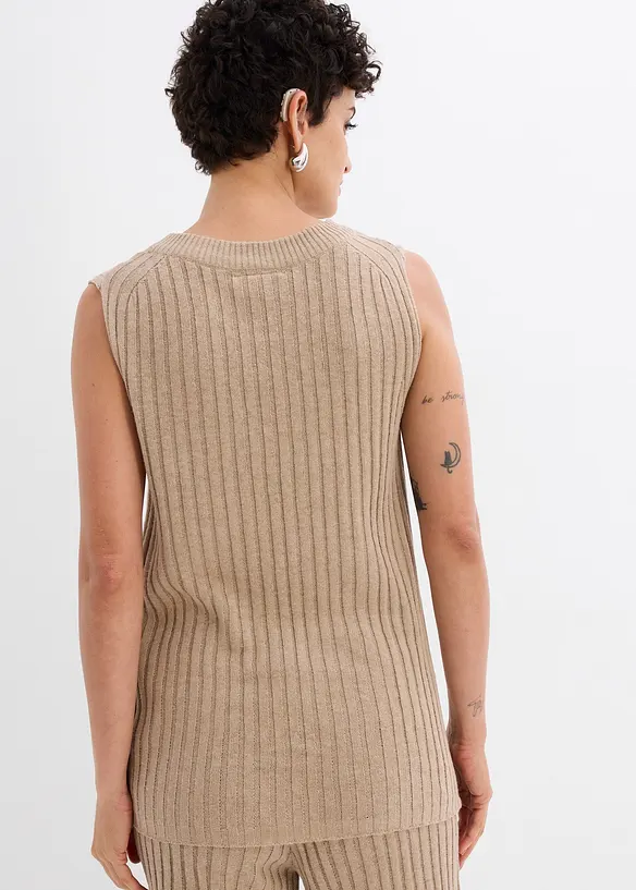 Top en maille de viscose mélangée, bonprix