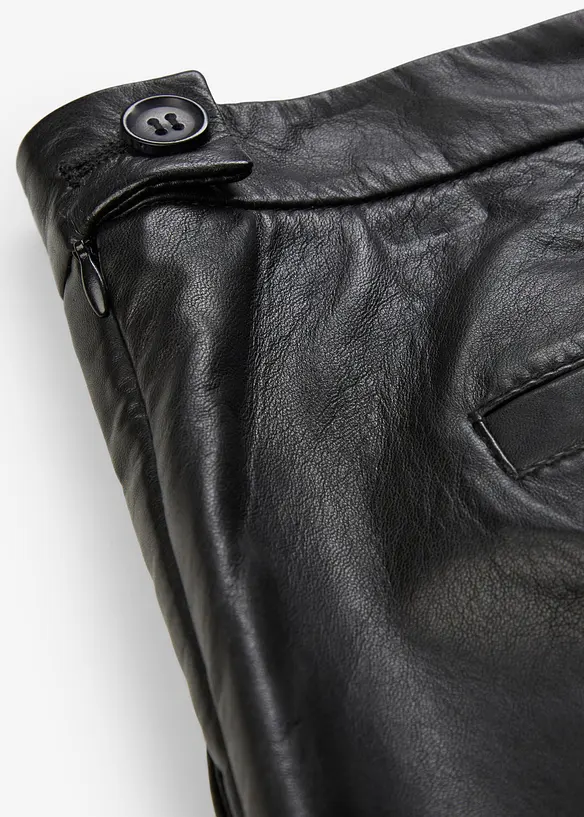 Short en cuir nappa d’agneau, bonprix