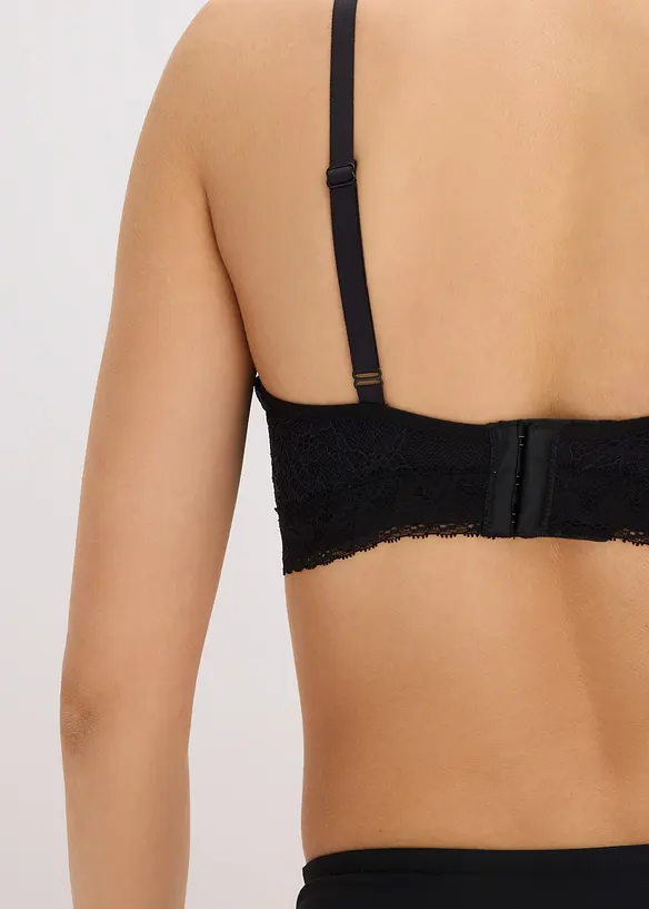Soutien-gorge d’allaitement coton et dentelle sans armatures, bonprix