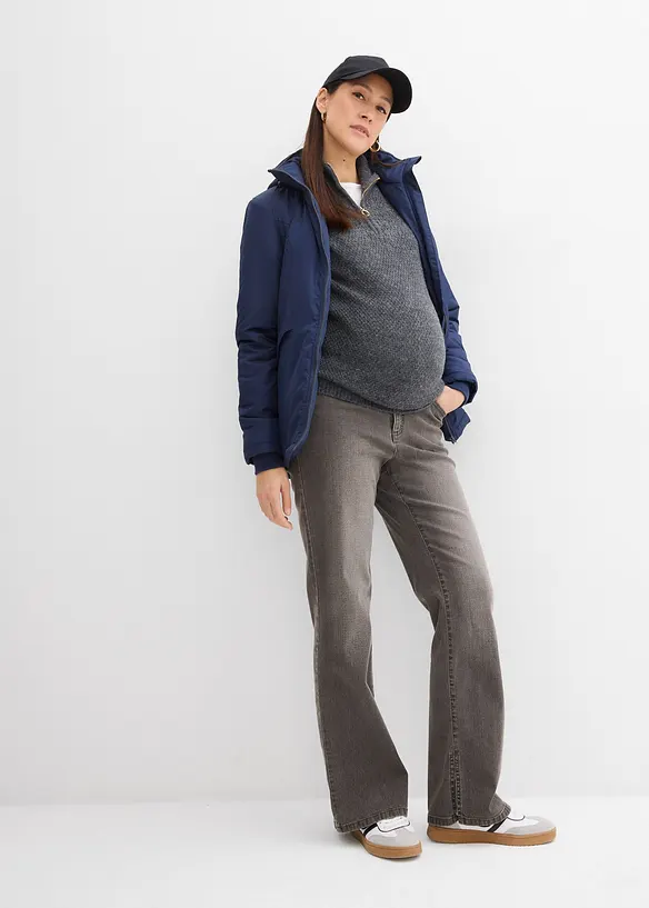 3-in-1 wasserabweisende Umstandsjacke mit Trageeinsatz, bonprix