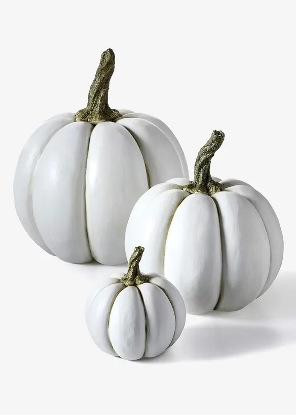 Objet déco en forme de citrouille (ens. 3 pces), bonprix