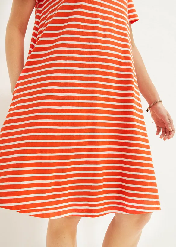 Shirtkleid aus Flammgarn, bonprix