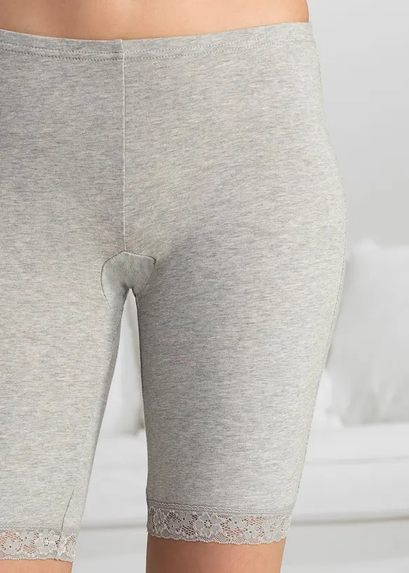 Lot de 3 boxers femme longs en matière douce, bonprix