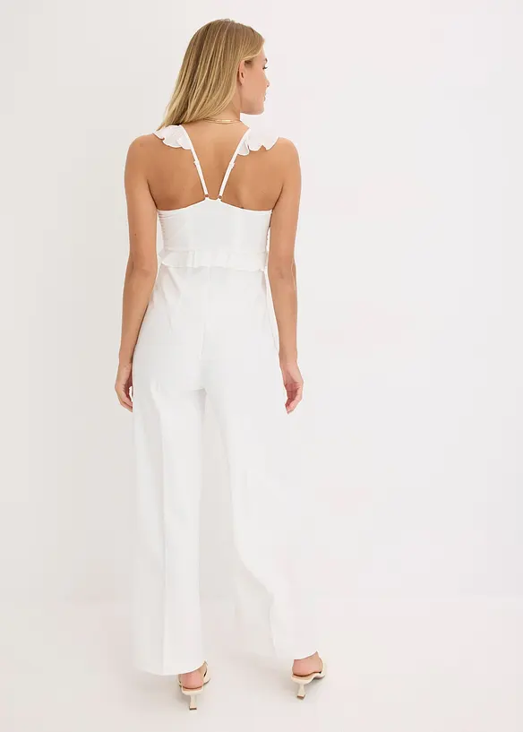 Jumpsuit mit Chiffon, bonprix