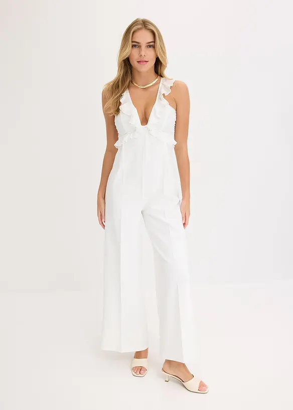 Jumpsuit mit Chiffon, bonprix