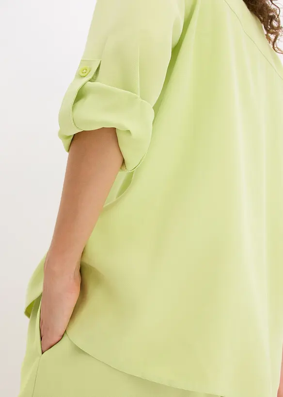 Bluse aus fließender Viskose Mischung, bonprix
