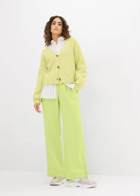 Marlenehose aus fließender Viskose, bonprix