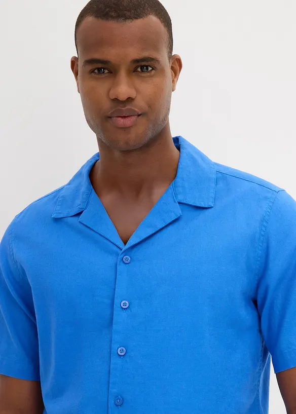 Chemise manches courtes en lin, bonprix