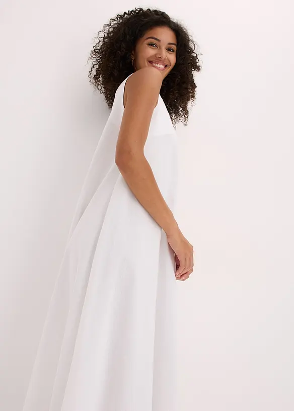 Trägerkleid aus feinem Viskose-Mix, bonprix