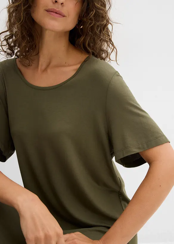 Jerseykleid aus fließendem Viskose-Mix, bonprix