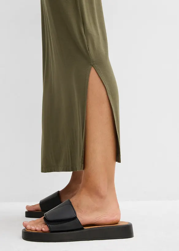 Jerseykleid aus fließendem Viskose-Mix, bonprix