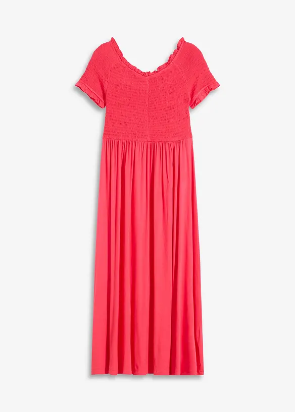 Robe midi à haut smocké, bonprix